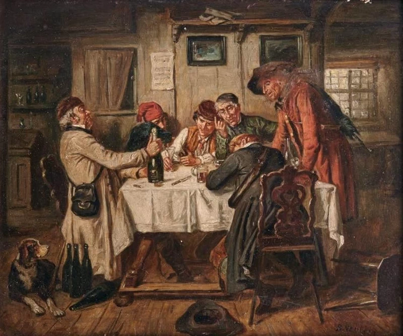 La conversazione (scena interna con figure)